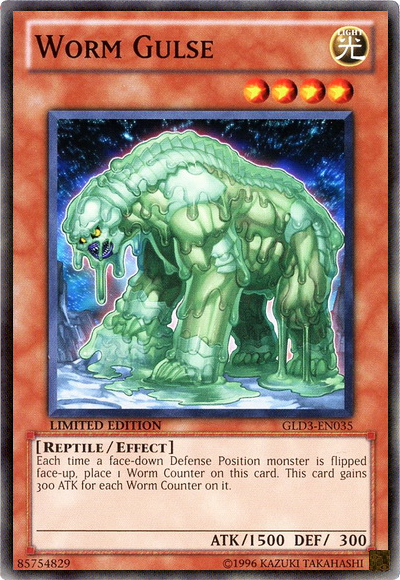 Worm Gulse [GLD3-EN035] Common Yu-Gi-Oh!