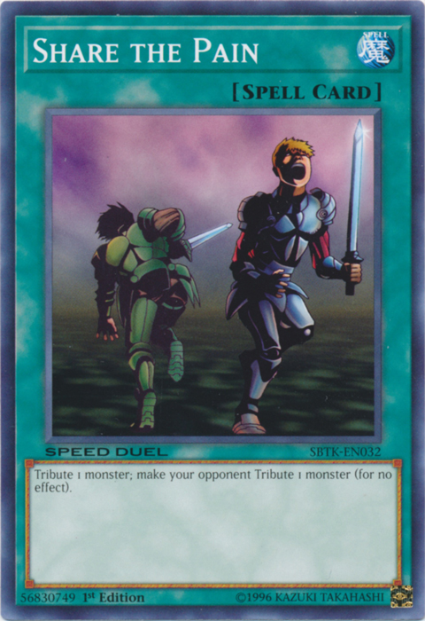 Share the Pain [SBTK-EN032] Common Yu-Gi-Oh!