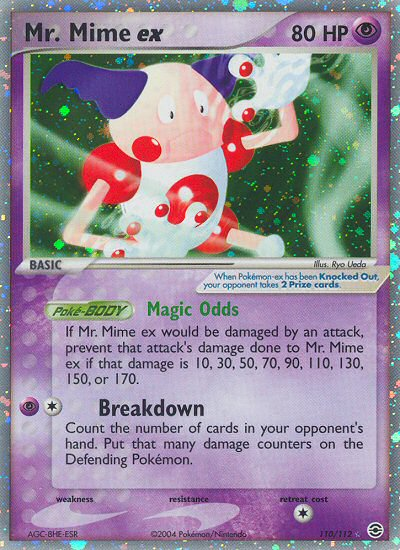 Mr. Mime ex (110/112) [EX: FireRed & LeafGreen] Pokémon