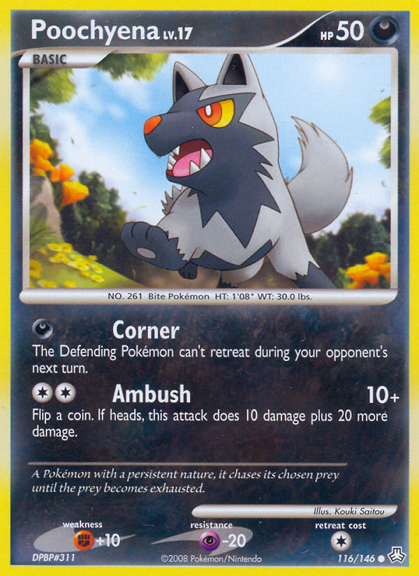 Poochyena (116/146) [Diamond & Pearl: Legends Awakened] Pokémon