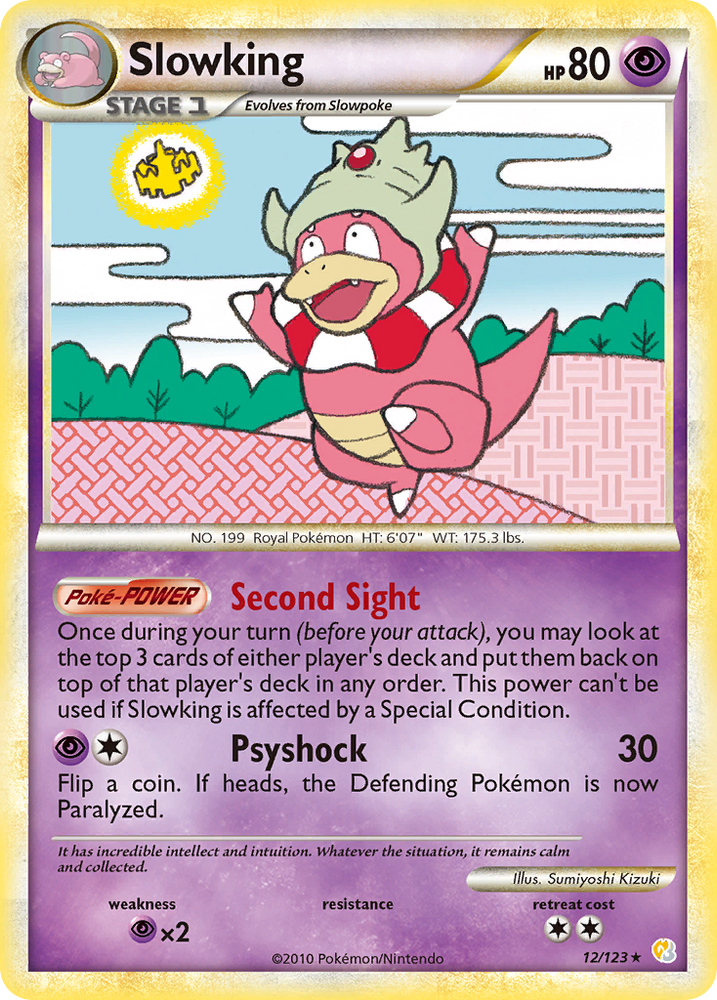Slowking (12/123) [HeartGold & SoulSilver: Base Set] Pokémon