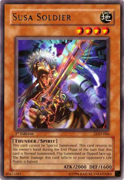 Susa Soldier [LOD-066] Rare Yu-Gi-Oh!