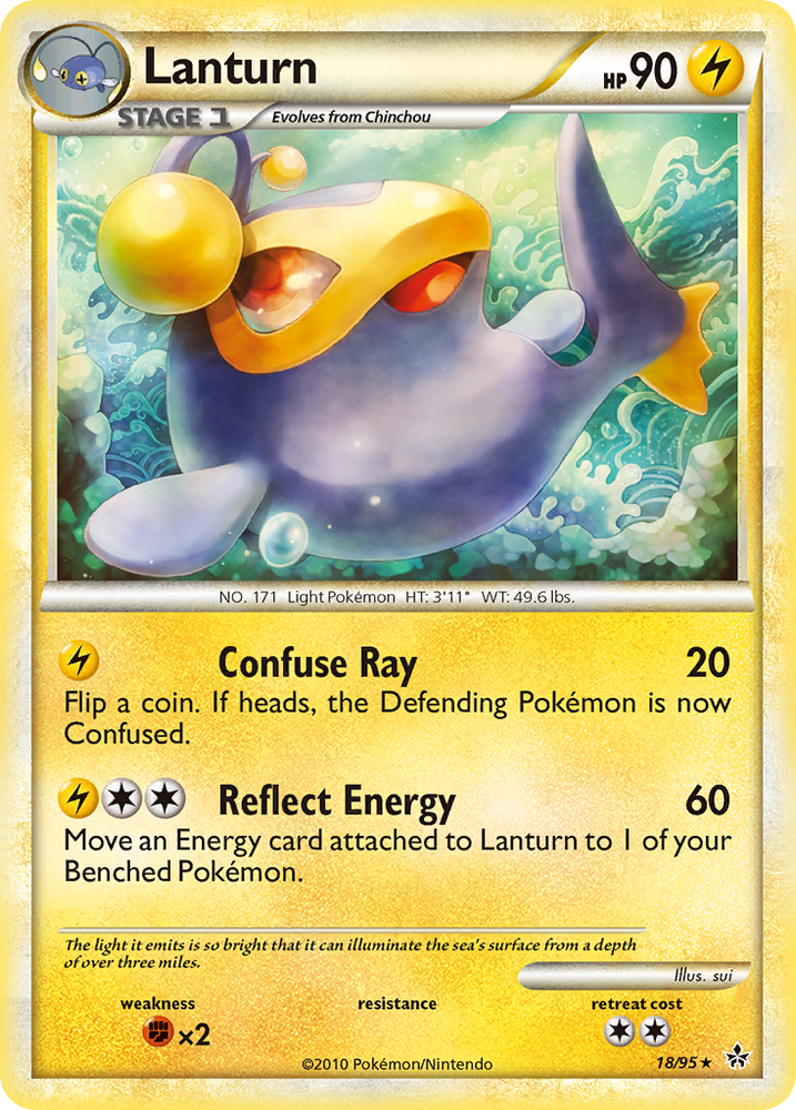 Lanturn (18/95) [HeartGold & SoulSilver: Unleashed] Pokémon
