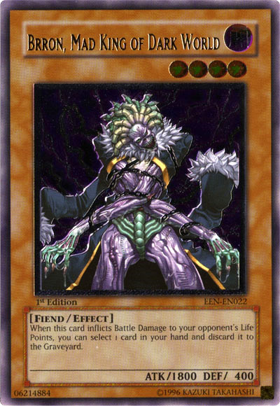 Brron, Mad King of Dark World [EEN-EN022] Ultimate Rare Yu-Gi-Oh!