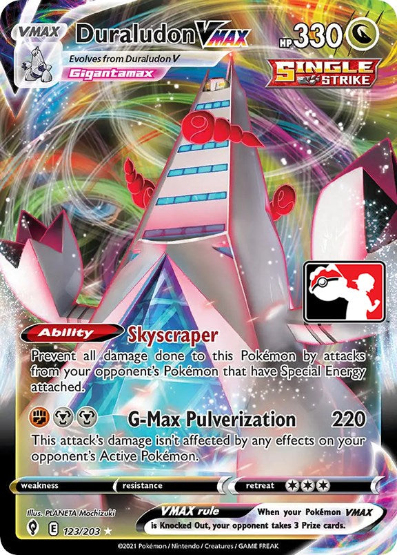Duraludon VMAX (123/203) [Prize Pack Series One]