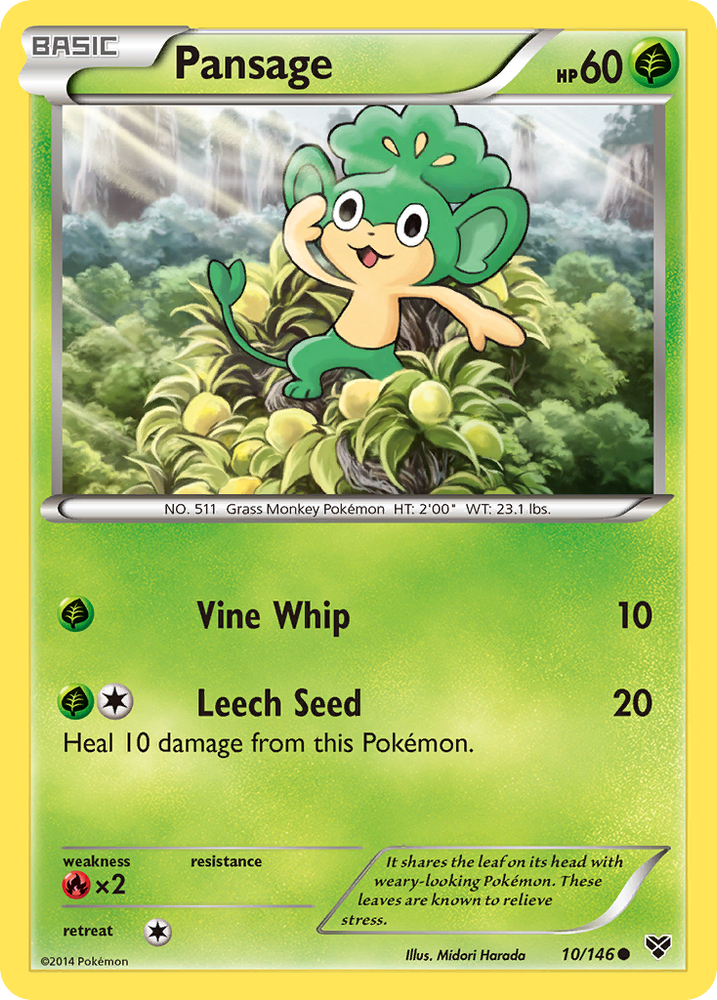 Pansage (10/146) [XY: Base Set] Pokémon