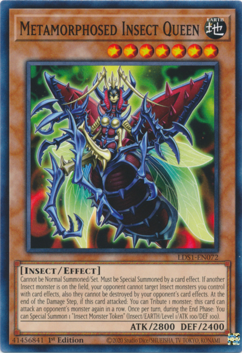 Metamorphosed Insect Queen [LDS1-EN072] Common Yu-Gi-Oh!