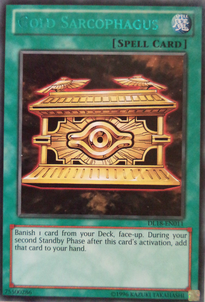 Gold Sarcophagus (Green) [DL18-EN011] Rare Yu-Gi-Oh!