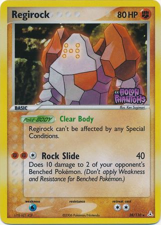 Regirock (28/110) (Stamped) [EX: Holon Phantoms] Pokémon
