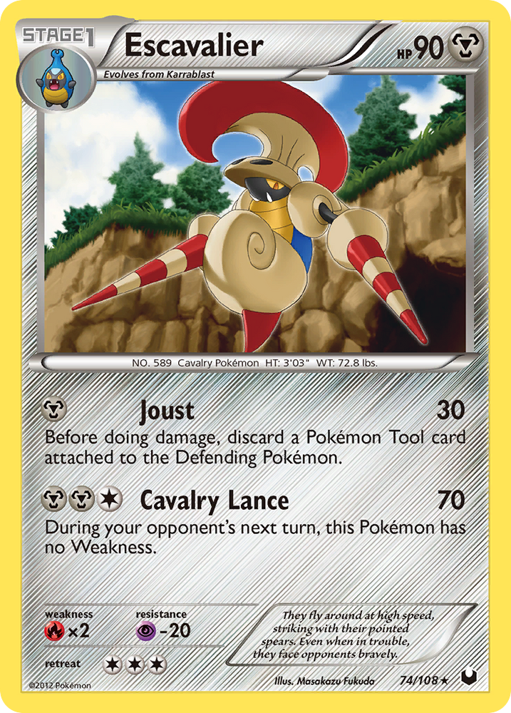 Escavalier (74/108) [Black & White: Dark Explorers] Pokémon