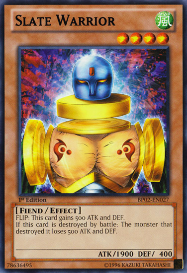 Slate Warrior [BP02-EN027] Mosaic Rare Yu-Gi-Oh!