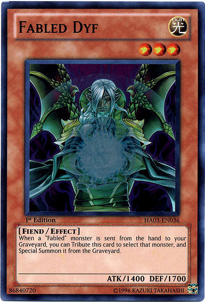 Fabled Dyf [HA03-EN036] Super Rare Yu-Gi-Oh!
