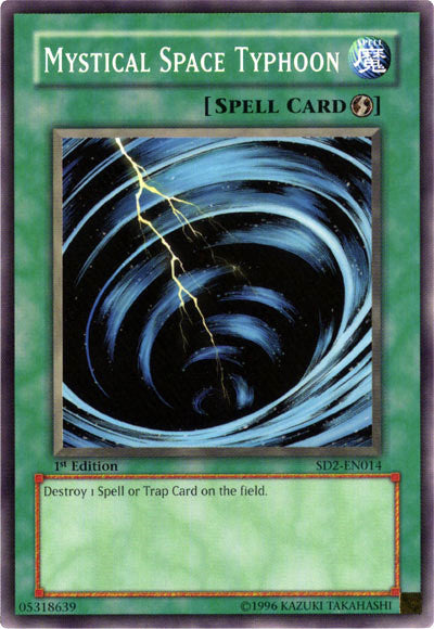 Mystical Space Typhoon [SD2-EN014] Common Yu-Gi-Oh!