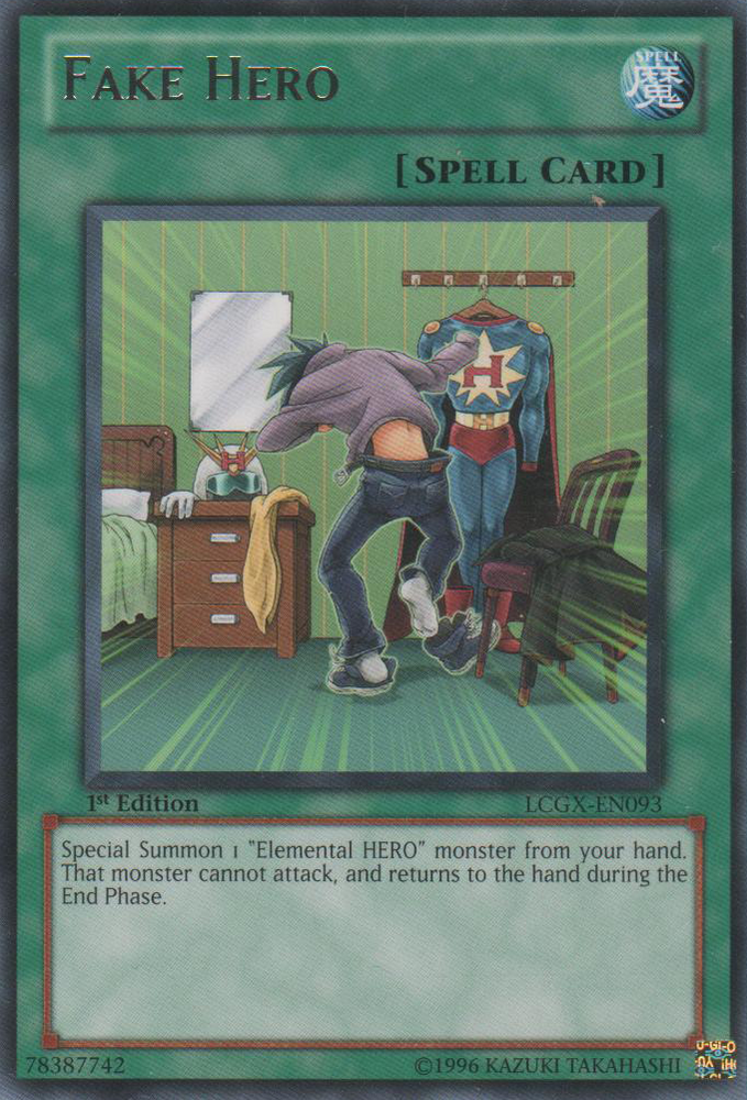 Fake Hero [LCGX-EN093] Rare Yu-Gi-Oh!