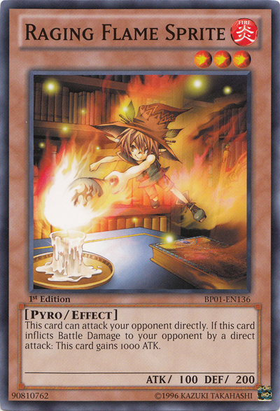 Raging Flame Sprite [BP01-EN136] Common Yu-Gi-Oh!