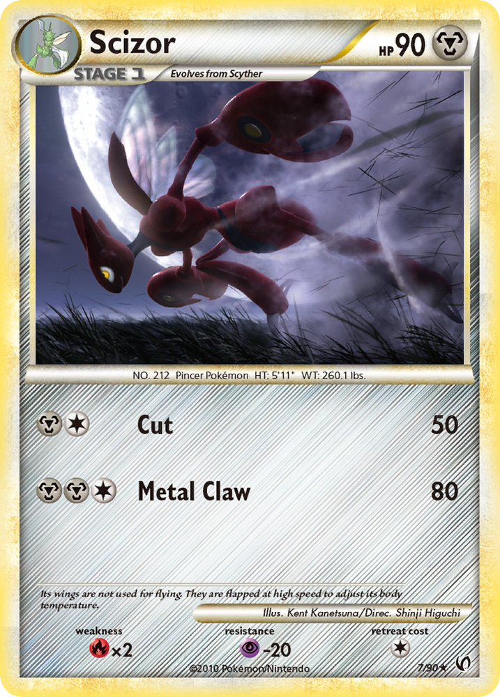 Scizor (7/90) [HeartGold & SoulSilver: Undaunted] Pokémon