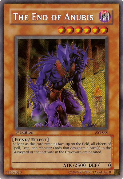 The End of Anubis [AST-000] Secret Rare Yu-Gi-Oh!