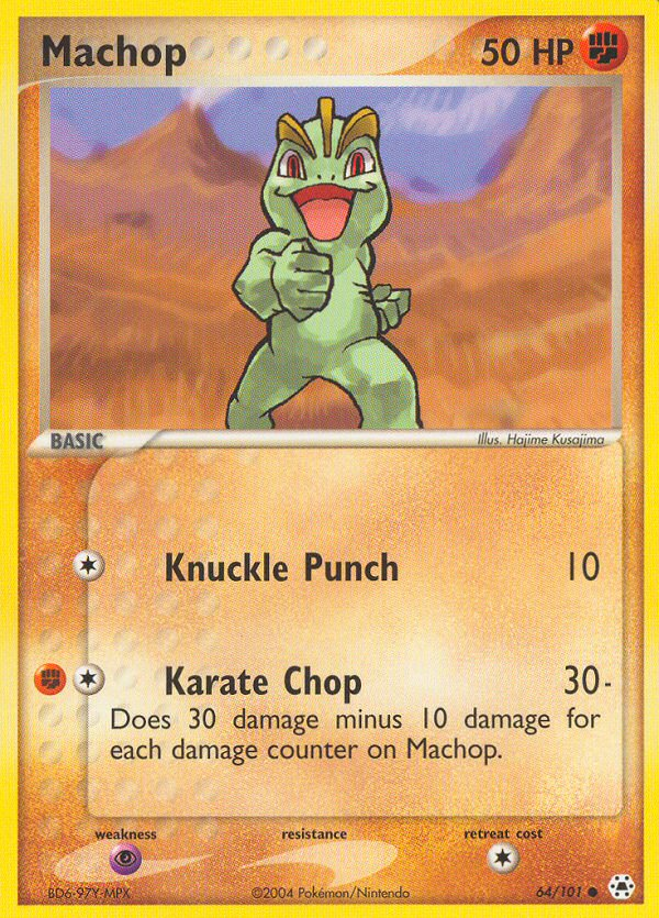 Machop (64/101) [EX: Hidden Legends] Pokémon