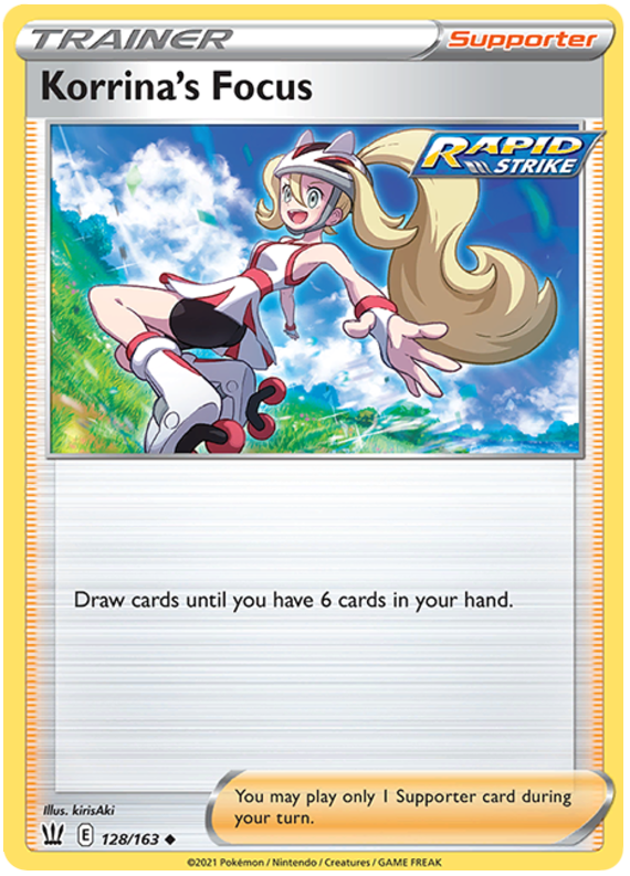 Korrina's Focus (128/163) [Sword & Shield: Battle Styles] Pokémon