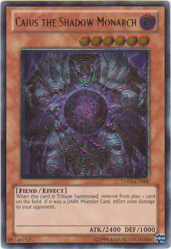 Caius the Shadow Monarch [TU03-EN000] Ultimate Rare Yu-Gi-Oh!
