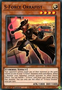S-Force Orrafist [BLVO-EN013] Super Rare Yu-Gi-Oh!