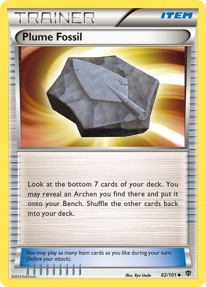 Plume Fossil (82/101) [Black & White: Plasma Blast] Pokémon
