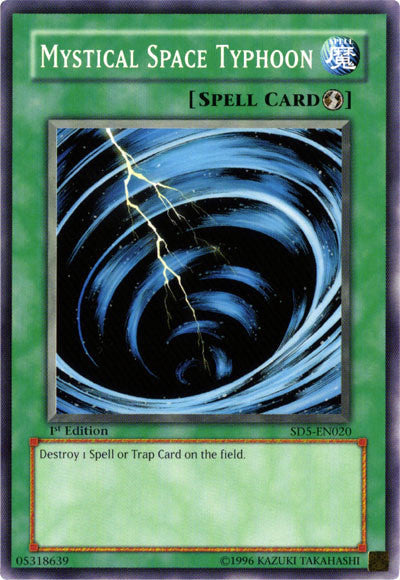 Mystical Space Typhoon [SD5-EN020] Common Yu-Gi-Oh!