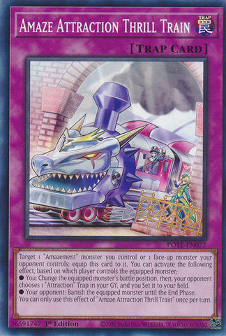 Amaze Attraction Thrill Train [POTE-EN077] Common Yu-Gi-Oh!