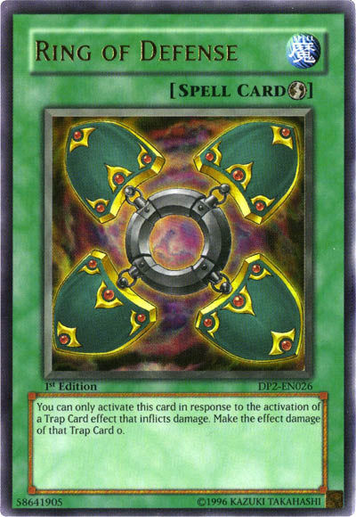 Ring of Defense [DP2-EN026] Ultra Rare Yu-Gi-Oh!