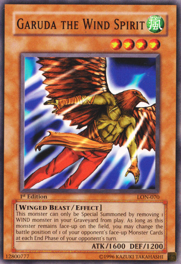 Garuda the Wind Spirit [LON-070] Common Yu-Gi-Oh!