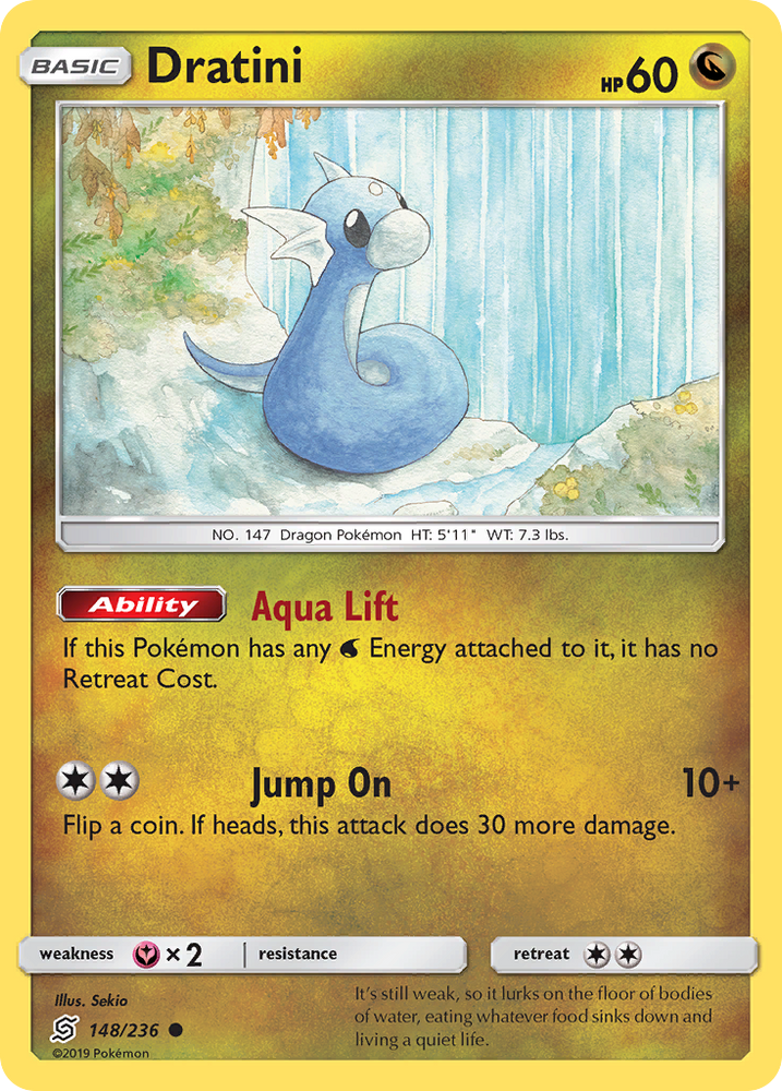 Dratini (148/236) [Sun & Moon: Unified Minds] Pokémon