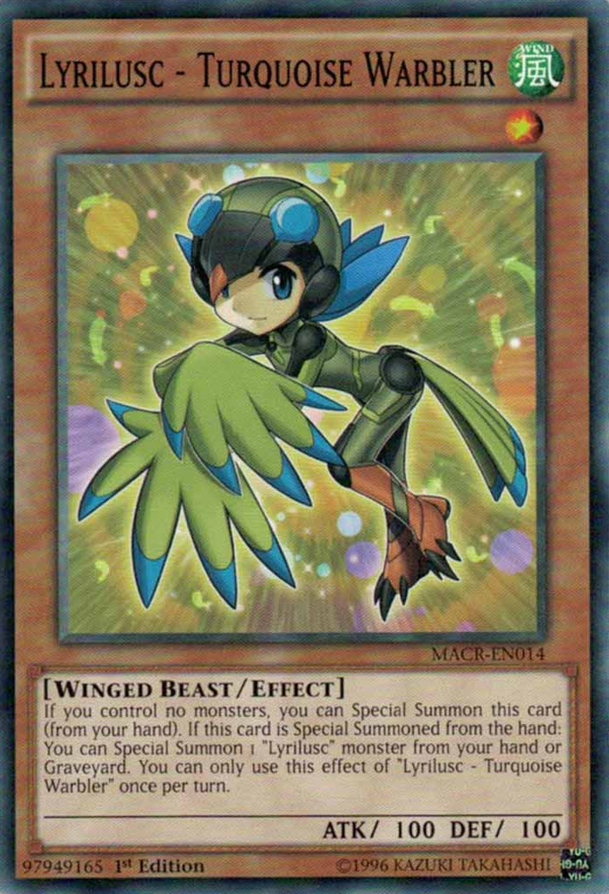 Lyrilusc - Turquoise Warbler [MACR-EN014] Common Yu-Gi-Oh!