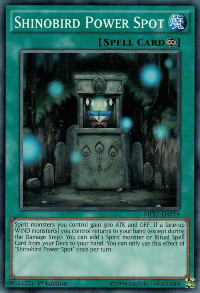 Shinobird Power Spot [MP17-EN214] Common Yu-Gi-Oh!