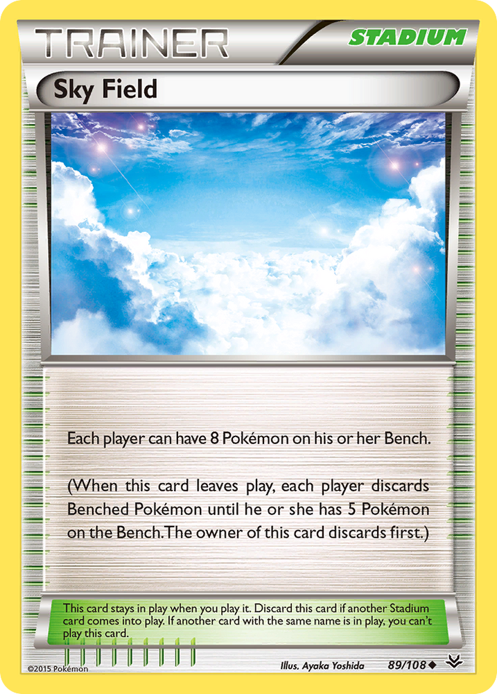 Sky Field (89/108) [XY: Roaring Skies] Pokémon