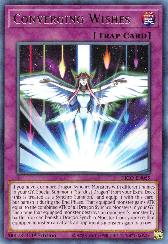 Converging Wishes [KICO-EN059] Rare Yu-Gi-Oh!