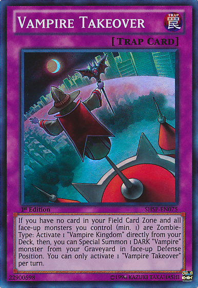 Vampire Takeover [SHSP-EN075] Super Rare Yu-Gi-Oh!