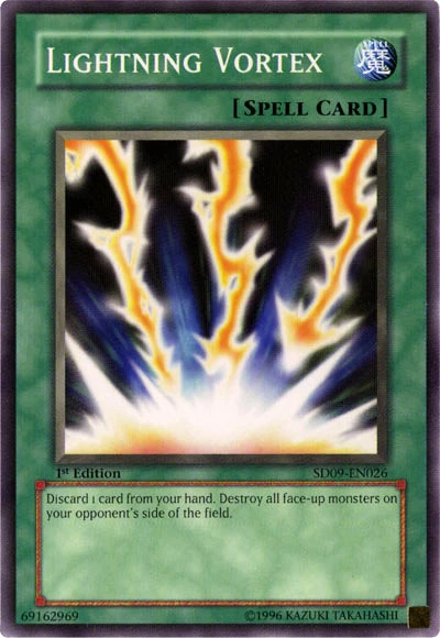 Lightning Vortex [SD09-EN026] Common Yu-Gi-Oh!