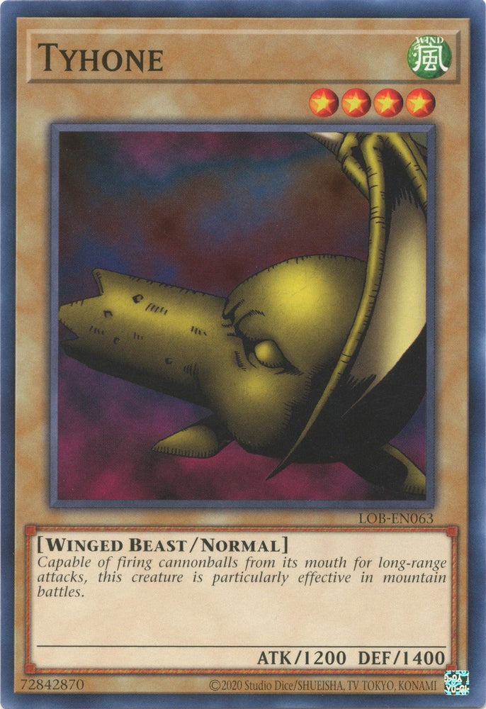 Tyhone (25th Anniversary) [LOB-EN063] Common Yu-Gi-Oh!