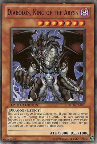 Diabolos, King of the Abyss [GLD4-EN018] Common Yu-Gi-Oh!