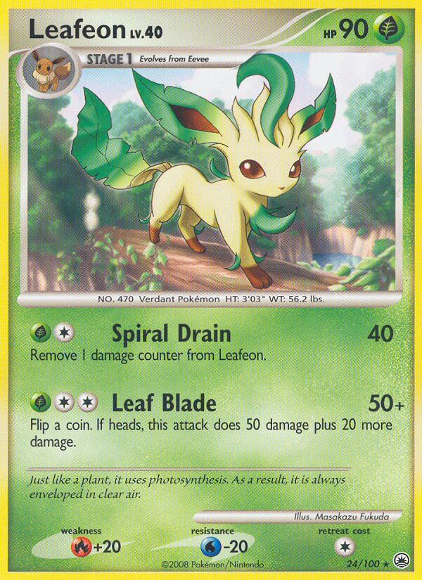 Leafeon (24/100) (Theme Deck Exclusive) [Diamond & Pearl: Majestic Dawn] Pokémon