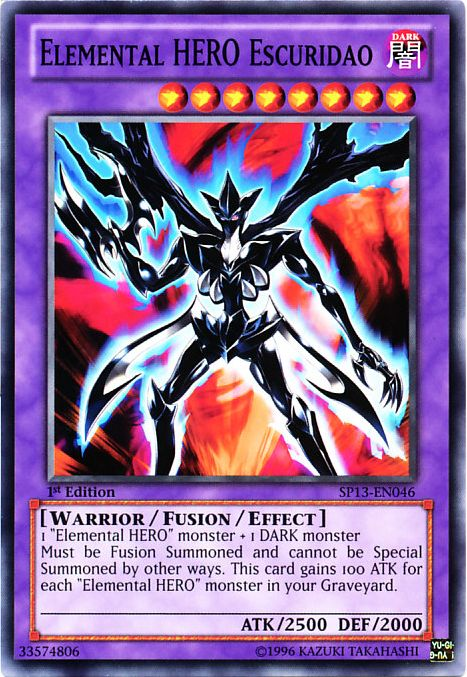 Elemental Hero Escuridao [SP13-EN046] Common Yu-Gi-Oh!