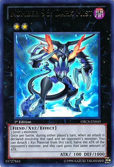 Number 96: Dark Mist [ORCS-EN043] Ultra Rare Yu-Gi-Oh!