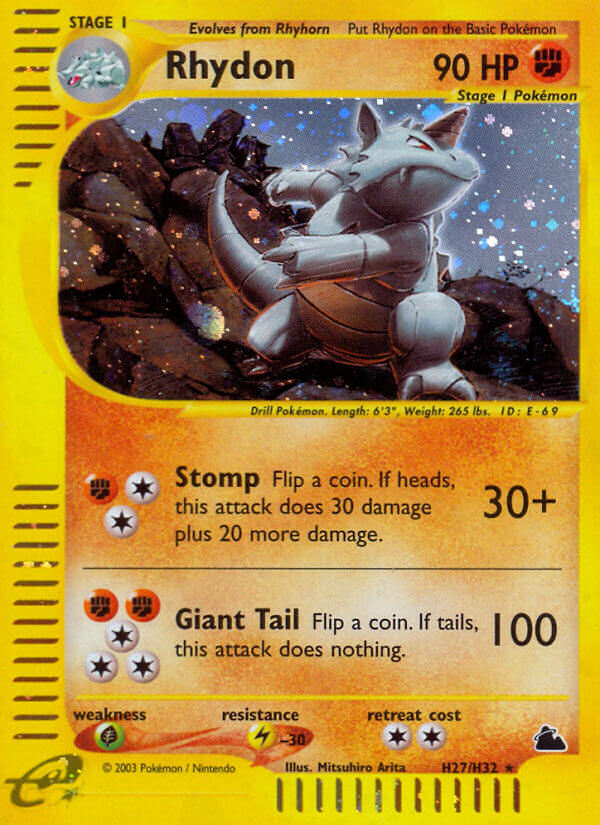 Rhydon (H27/H32) [Skyridge] Pokémon