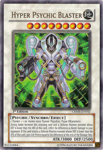Hyper Psychic Blaster [CRMS-EN042] Ultra Rare Yu-Gi-Oh!