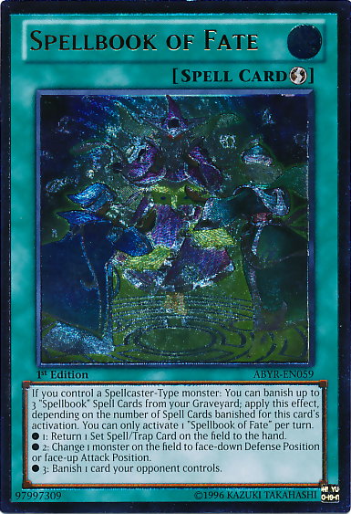 Spellbook of Fate (UTR) [ABYR-EN059] Ultimate Rare Yu-Gi-Oh!