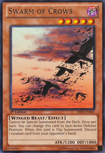 Swarm of Crows [SHSP-EN042] Rare Yu-Gi-Oh!