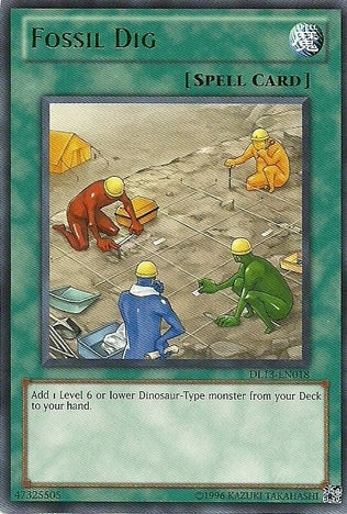 Fossil Dig (Green) [DL13-EN018] Rare Yu-Gi-Oh!