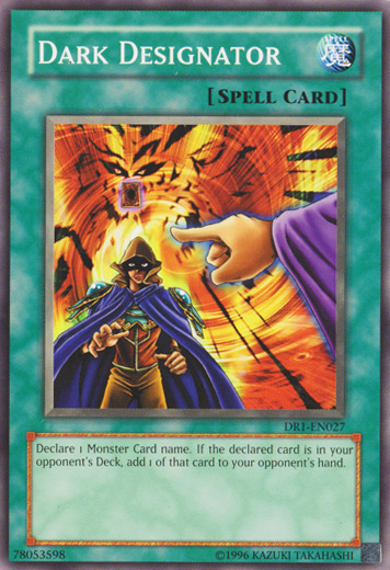 Dark Designator [DR1-EN027] Common Yu-Gi-Oh!