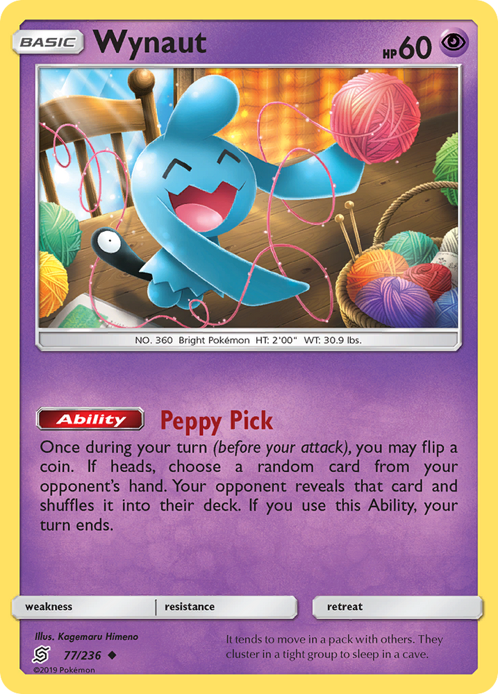 Wynaut (77/236) [Sun & Moon: Unified Minds] Pokémon