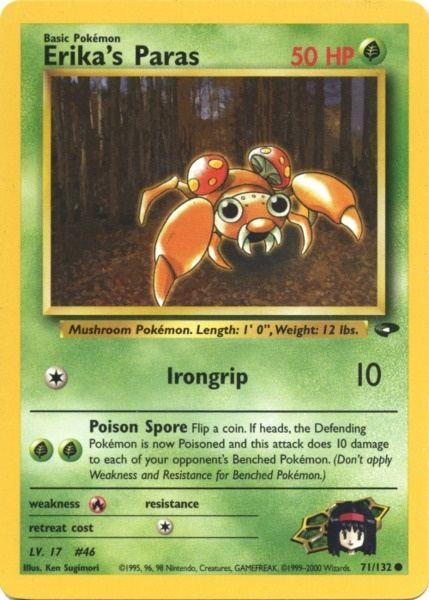 Erika's Paras (71/132) [Gym Challenge Unlimited] Pokémon